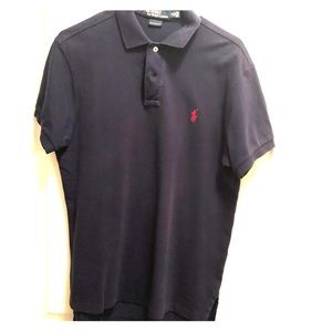 Ralph Lauren - Navy Blue Polo (Size Medium)